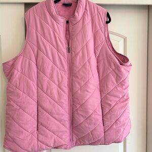 Lane Bryant Pink Quilted Outerwear
